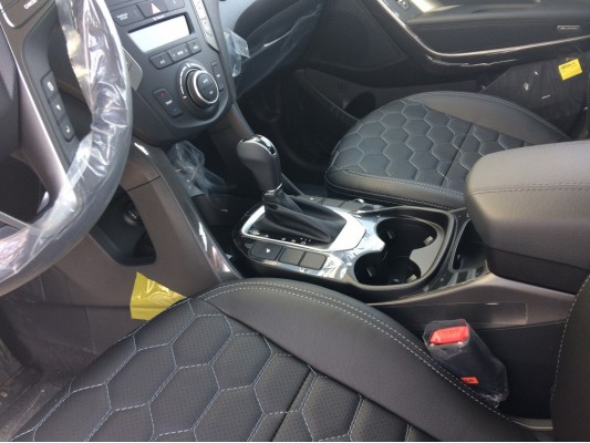 Каркасные авточехлы на Hyundai Santa Fe 3