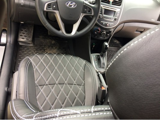 Каркасные авточехлы на Hyundai Solaris Каркасные авточехлы на Hyundai Solaris