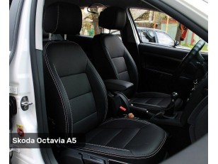 Каркасные авточехлы на Skoda Octavia A5 Каркасные авточехлы на Skoda Octavia A5